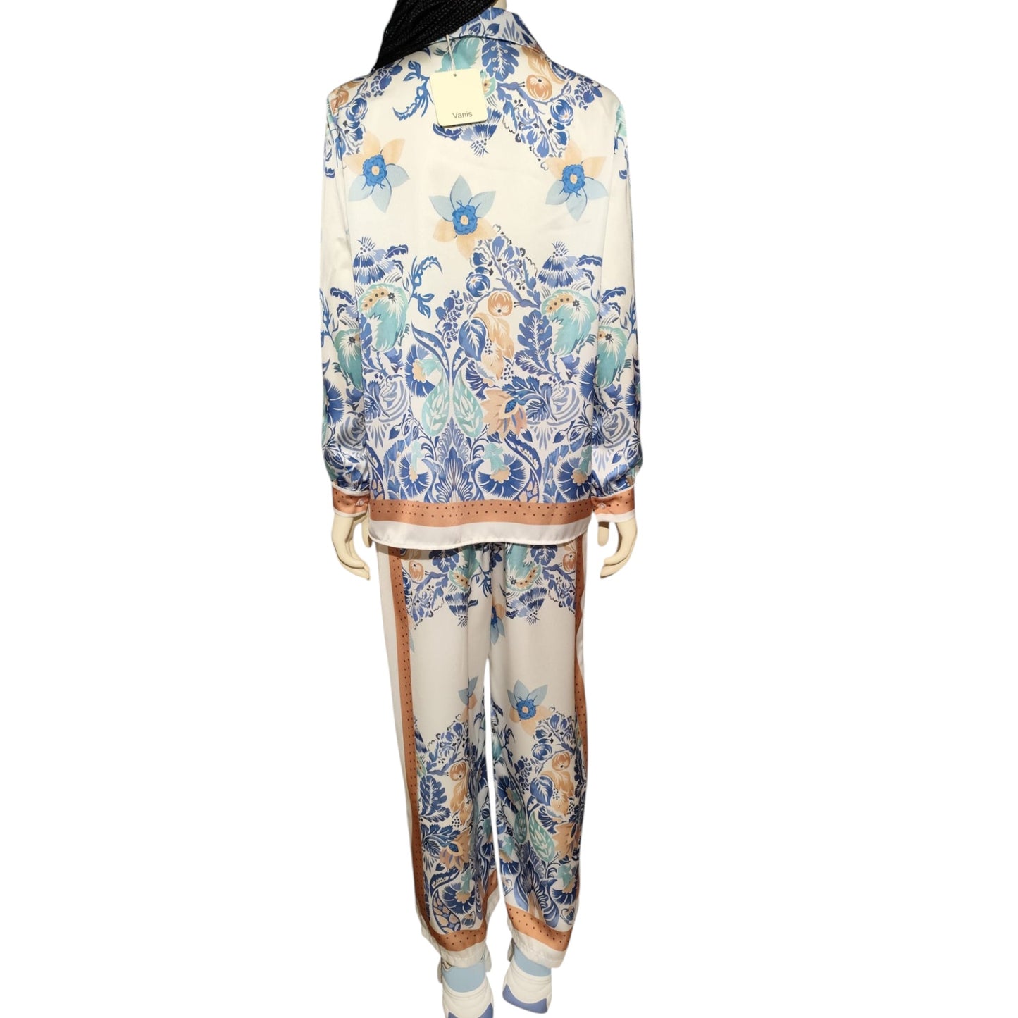 Ensemble en soie “Riviera Pastel” – Vanis