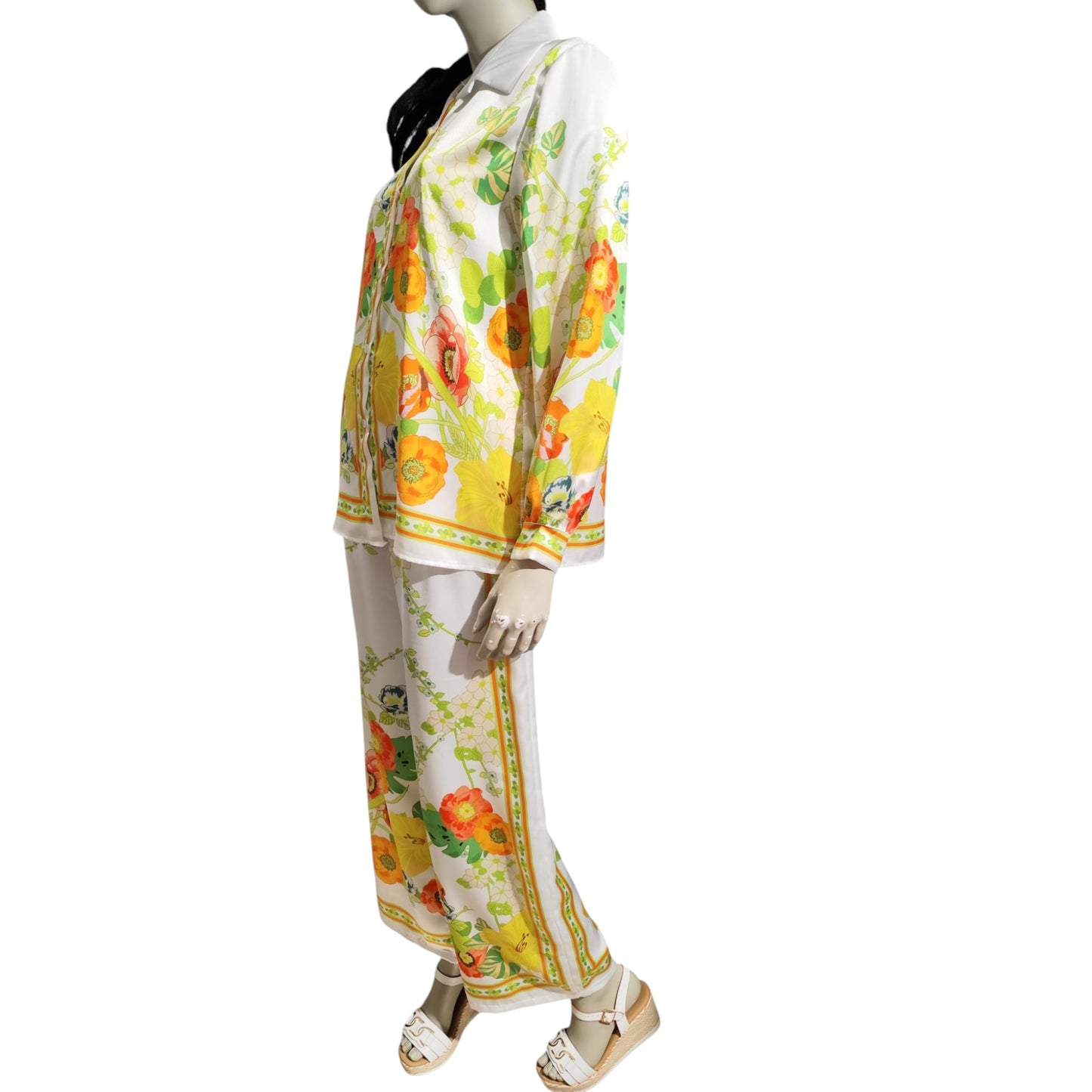 Ensemble en soie “Fleur d’Agrume” – Vanis