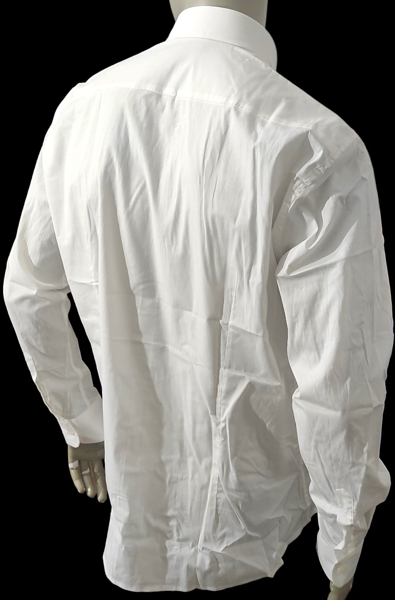 Plain Shirt with Buttoned Collar White Tipo's for Men Made in Italy