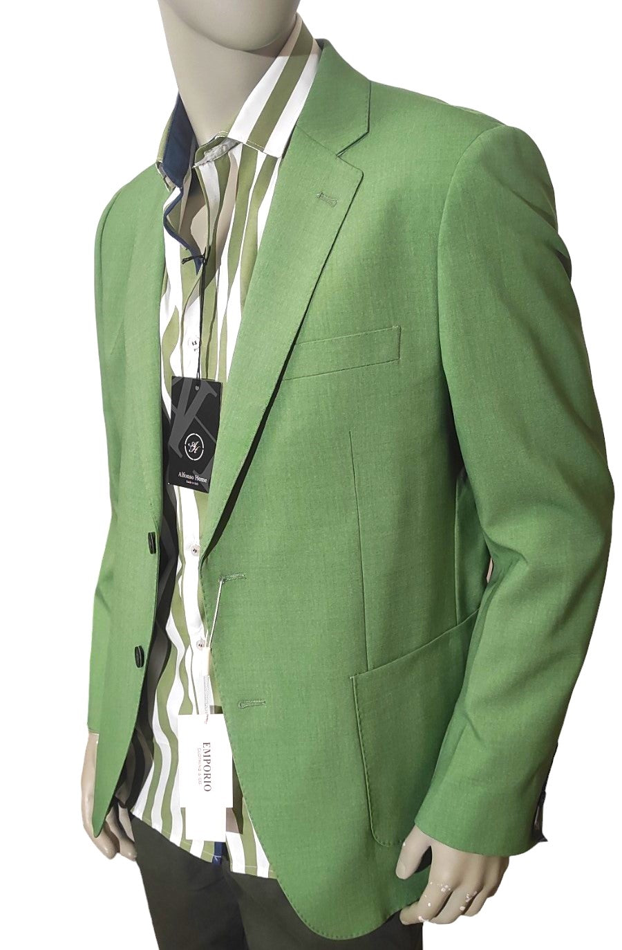 Men's Jacket - Lemon Green Blazer - Made in Italy