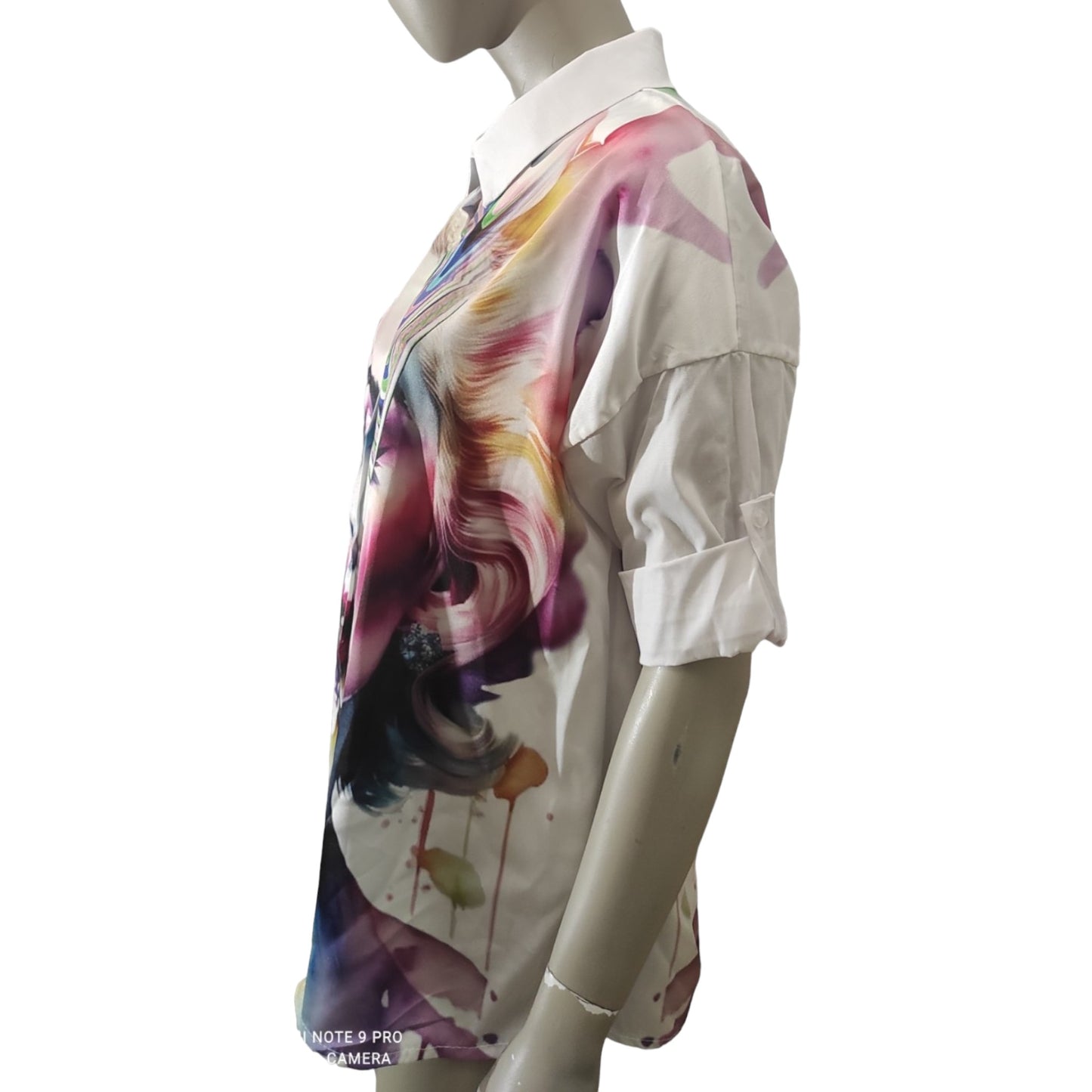 Chemisier imprimé Marilyn Monroe - White - Made in Italy