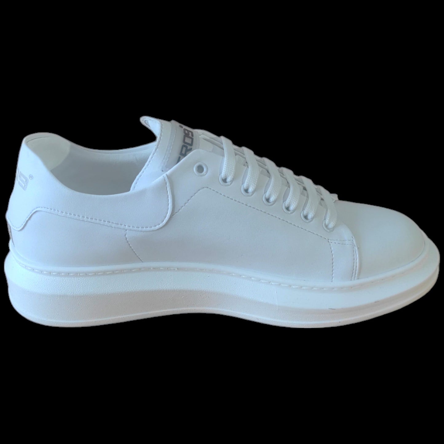 Basket sneakers FR09 cuir all white - Made in Italy