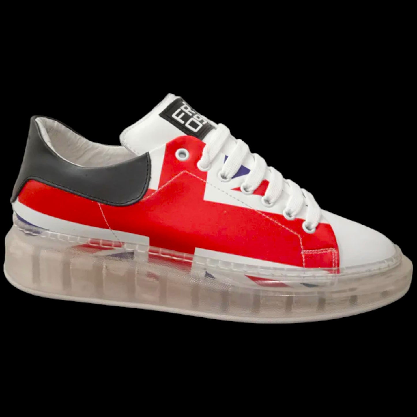 Baskets Sneakers FR09 cuir England flag - Made in Italy