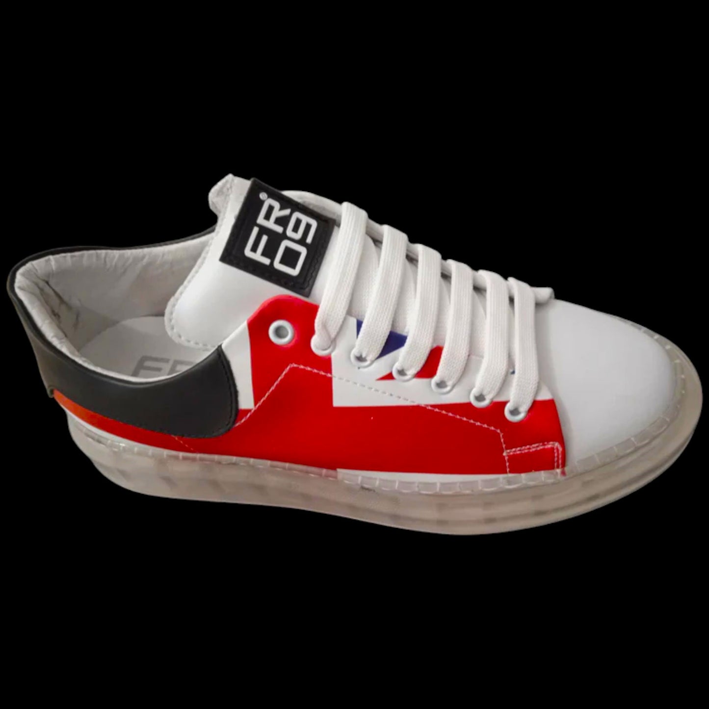 Baskets Sneakers FR09 cuir England flag - Made in Italy