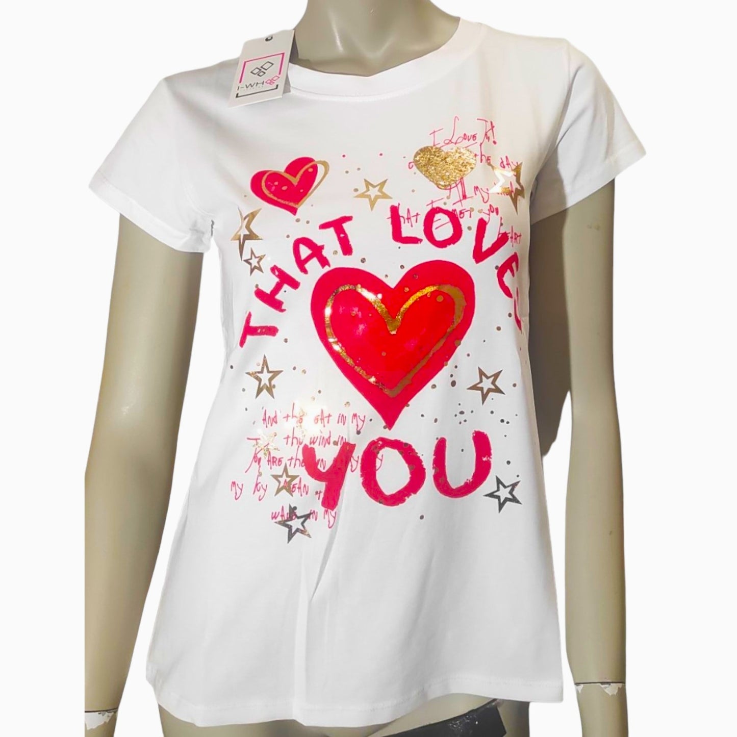 Tee-shirt col rond I Whoo - Made in Italy