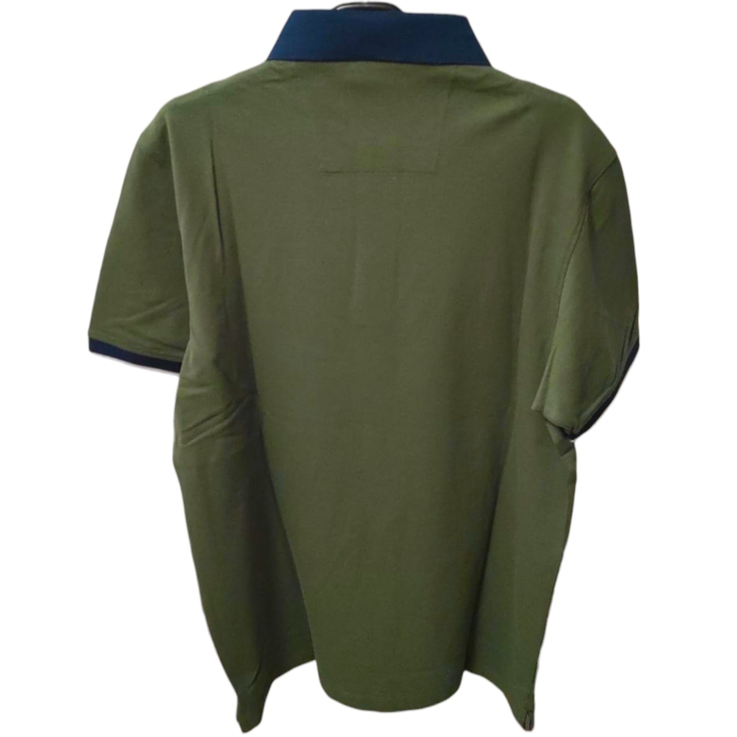 Blue Pique Stretch Golf Polo Shirt for Men - NOVE.11.MILANO