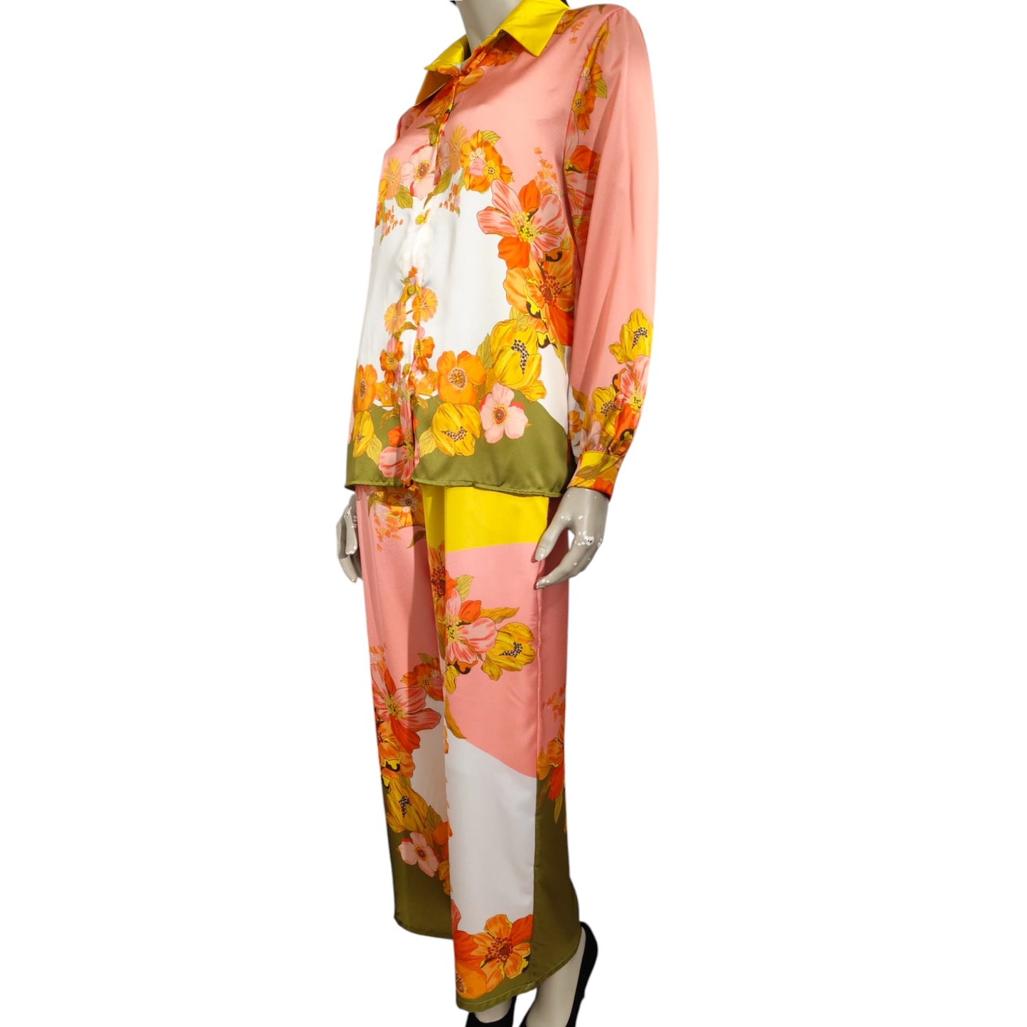 Ensemble en soie “Rosée Tropicale” – Vanis