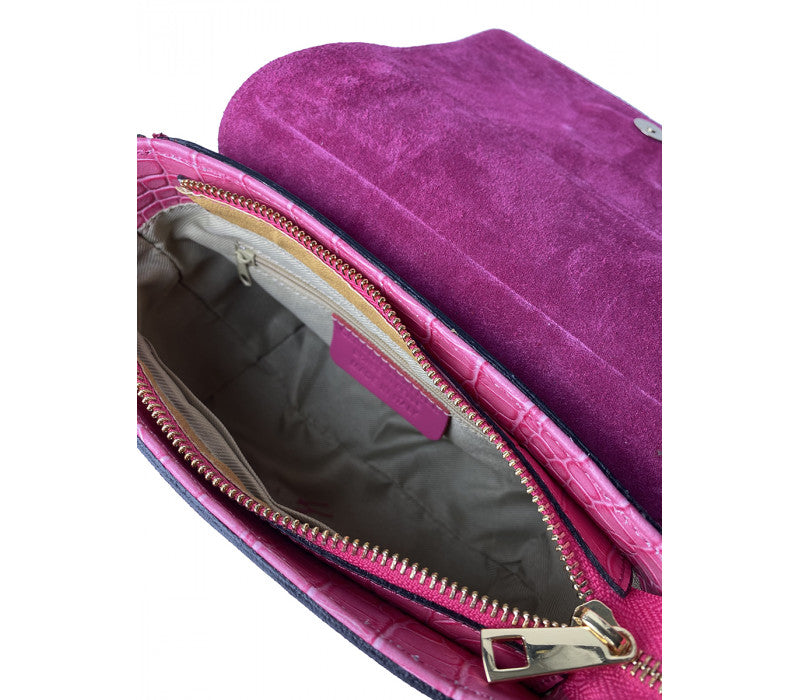 Donna handbag in genuine leather from ruga Made in Italy