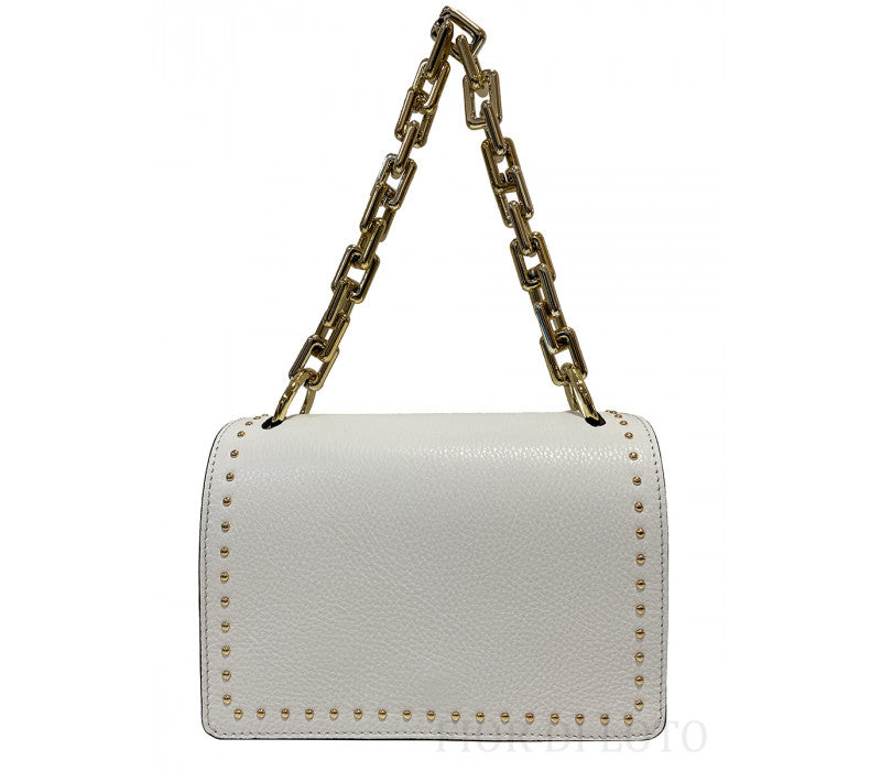 Ligeia bag in genuine dollaro leather Made in Italy