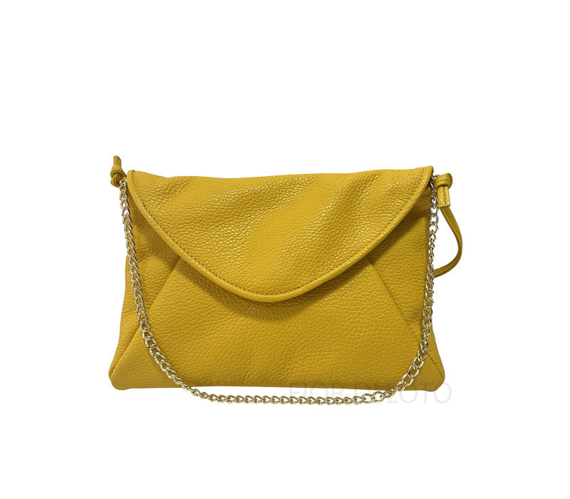 Eidtta handbag in genuine leather from dollaro Made in Italy