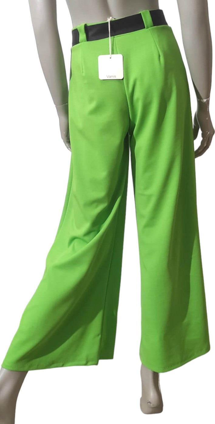 Pantalon évasé - Vert