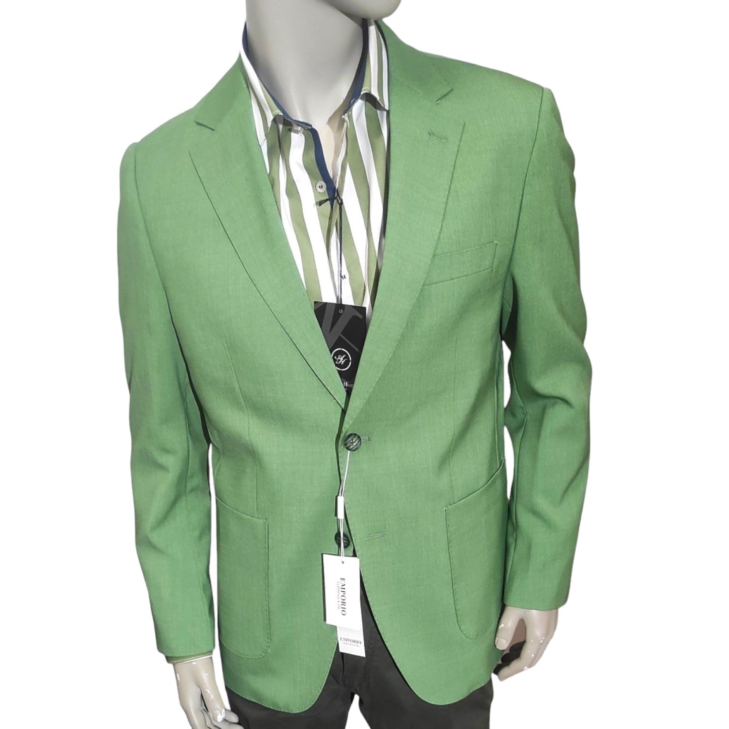 Veste Homme - Blazer vert citron - Made in Italy