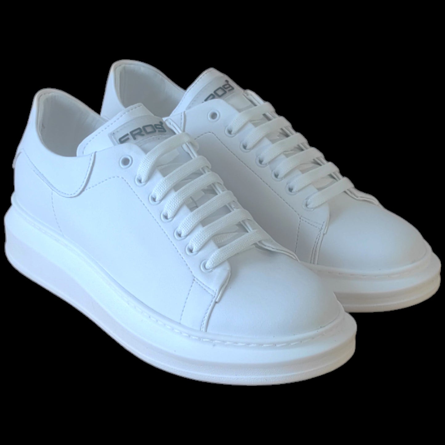 Sneakers Oversize FR09 cuir all white blanc - Fondo Kevin Bianco