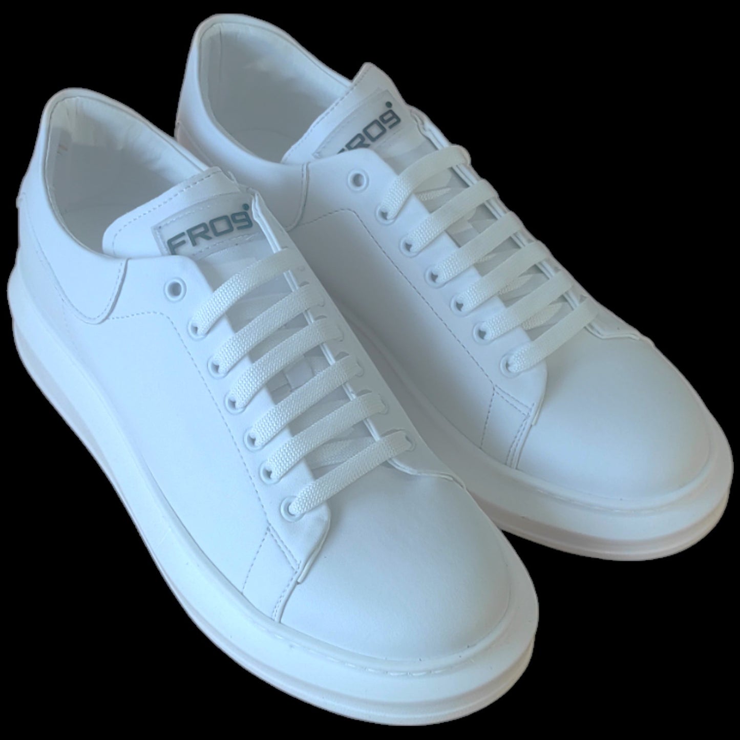 Sneakers Oversize FR09 cuir all white blanc - Fondo Kevin Bianco