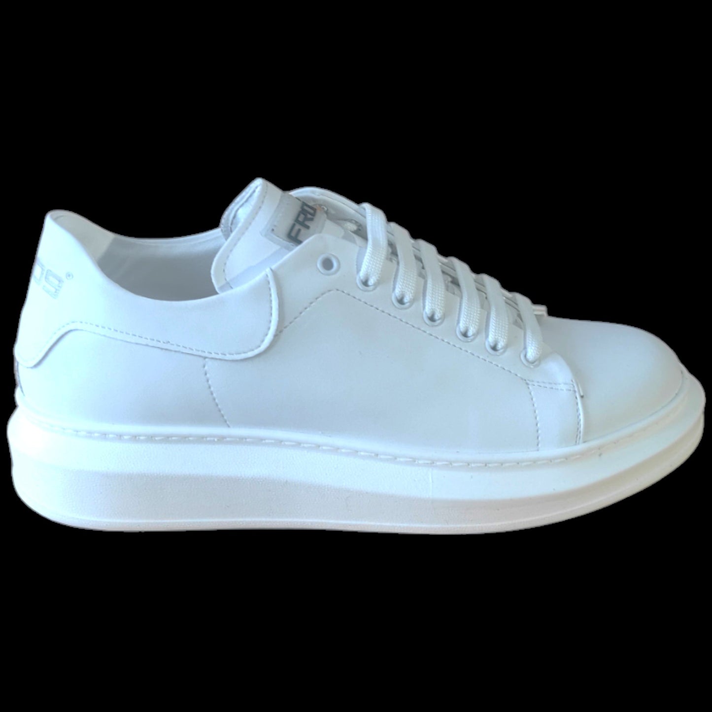 Sneakers Oversize FR09 cuir all white blanc - Fondo Kevin Bianco