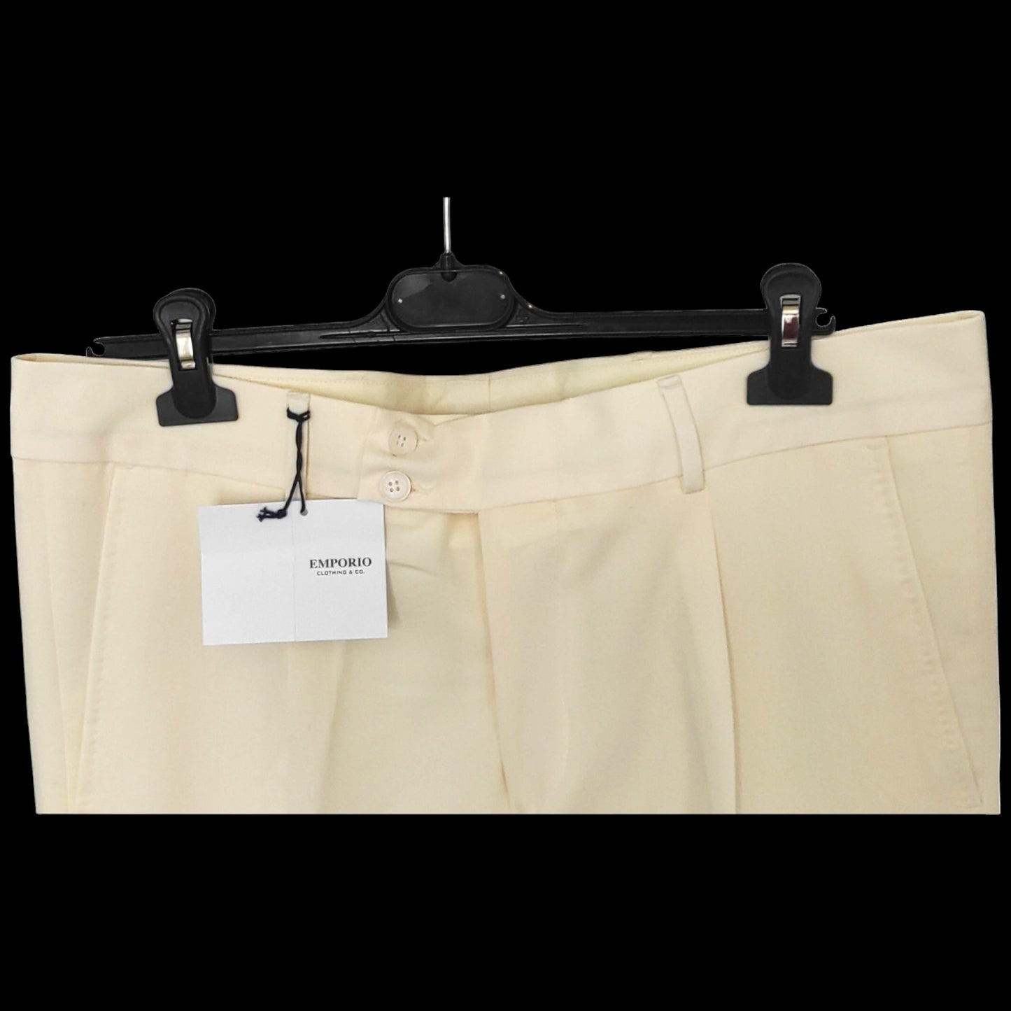 Pantalon Chino léger Slim Fit pour Homme - Blanc crème - Made in Italy