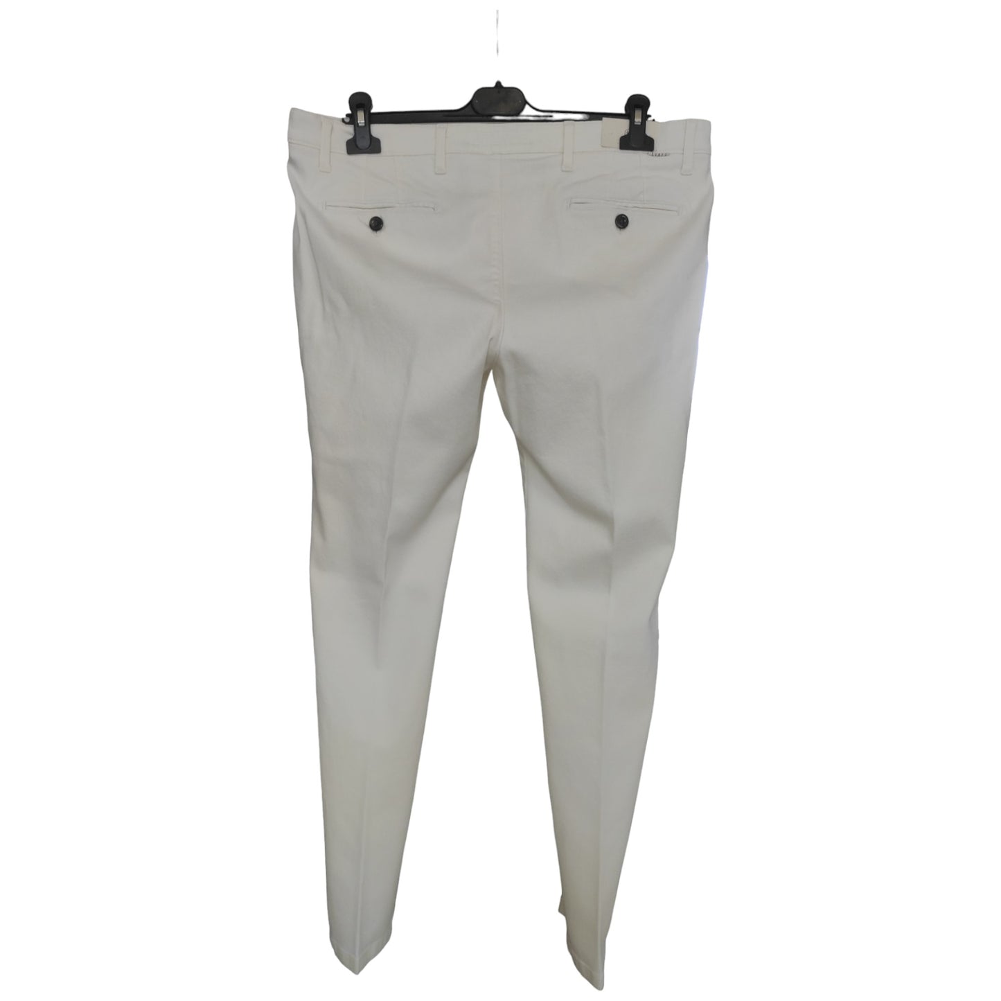 Pantalon Chino Épais Slim Fit pour Homme - Blanche - Made in Italy