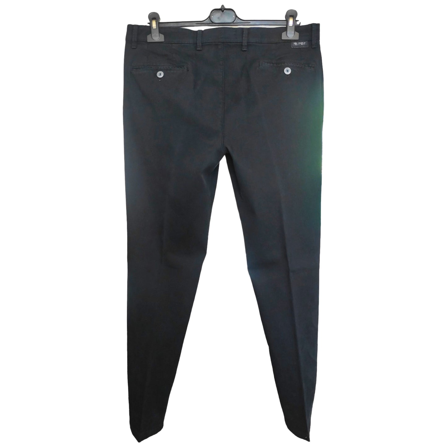 Pantalon Chino Épais Slim Fit pour Homme - Noire - Made in Italy