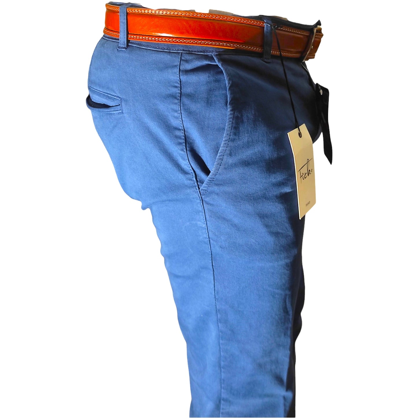 Ceinture Haut de Gamme pour Homme en Cuir Véritable Marron - Harvey Miller - Polo Club