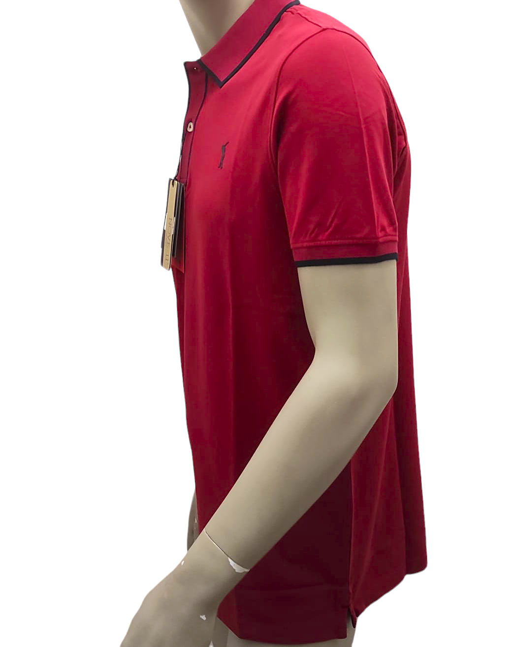 Polo Golf Rouge Piqué Stretch pour Homme - NOVE.11.MILANO - Made in Italy