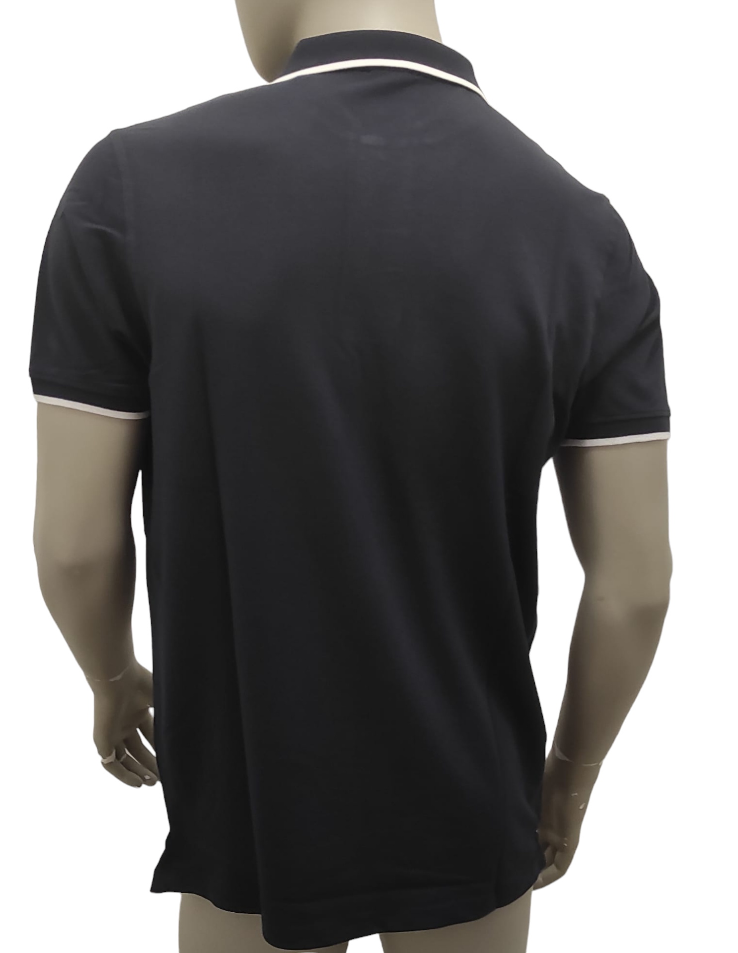 Golf Shirt Front And Back Back Of Black Polo Shirt Black Pique