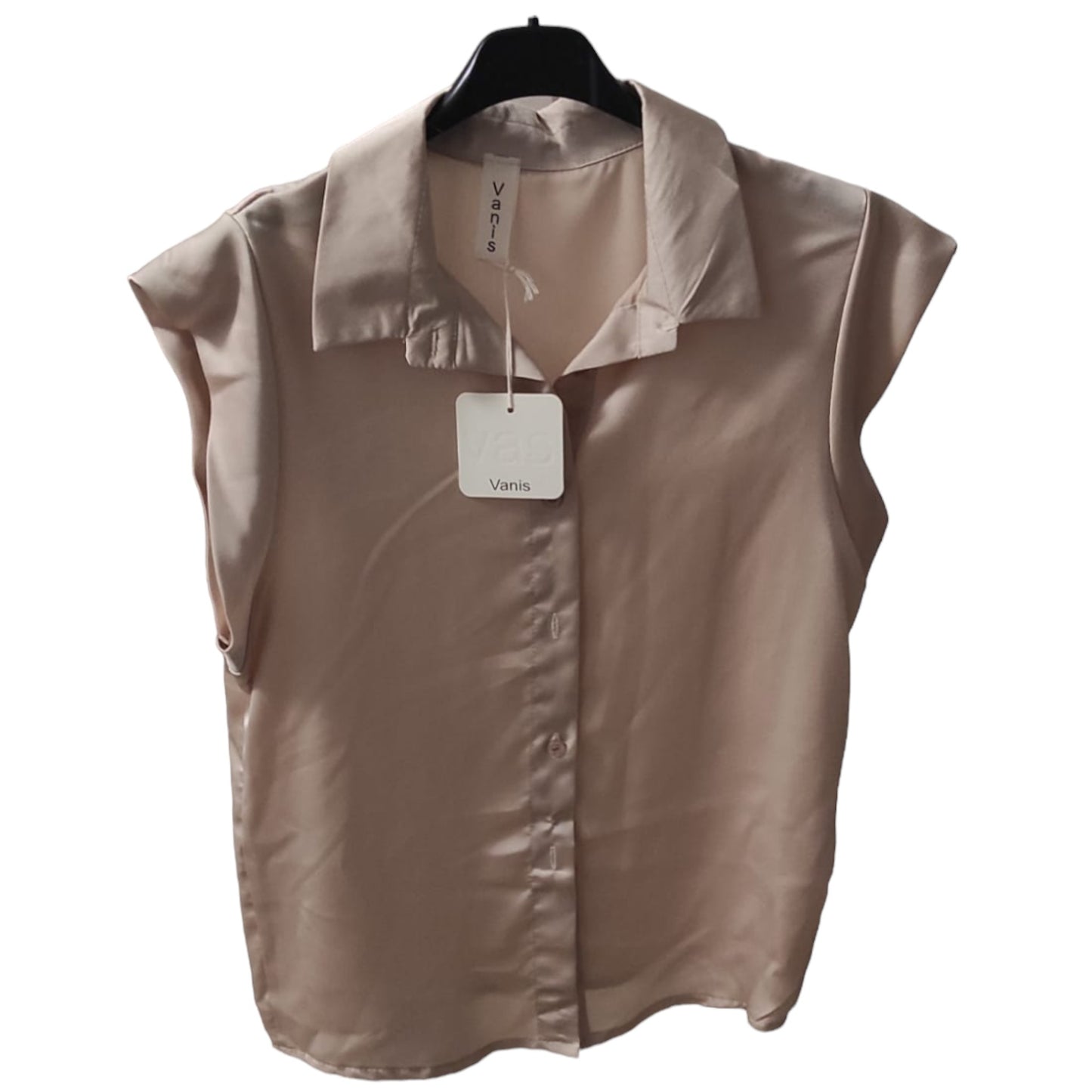 Chemise Légère Beige Sans Manches - Vanis