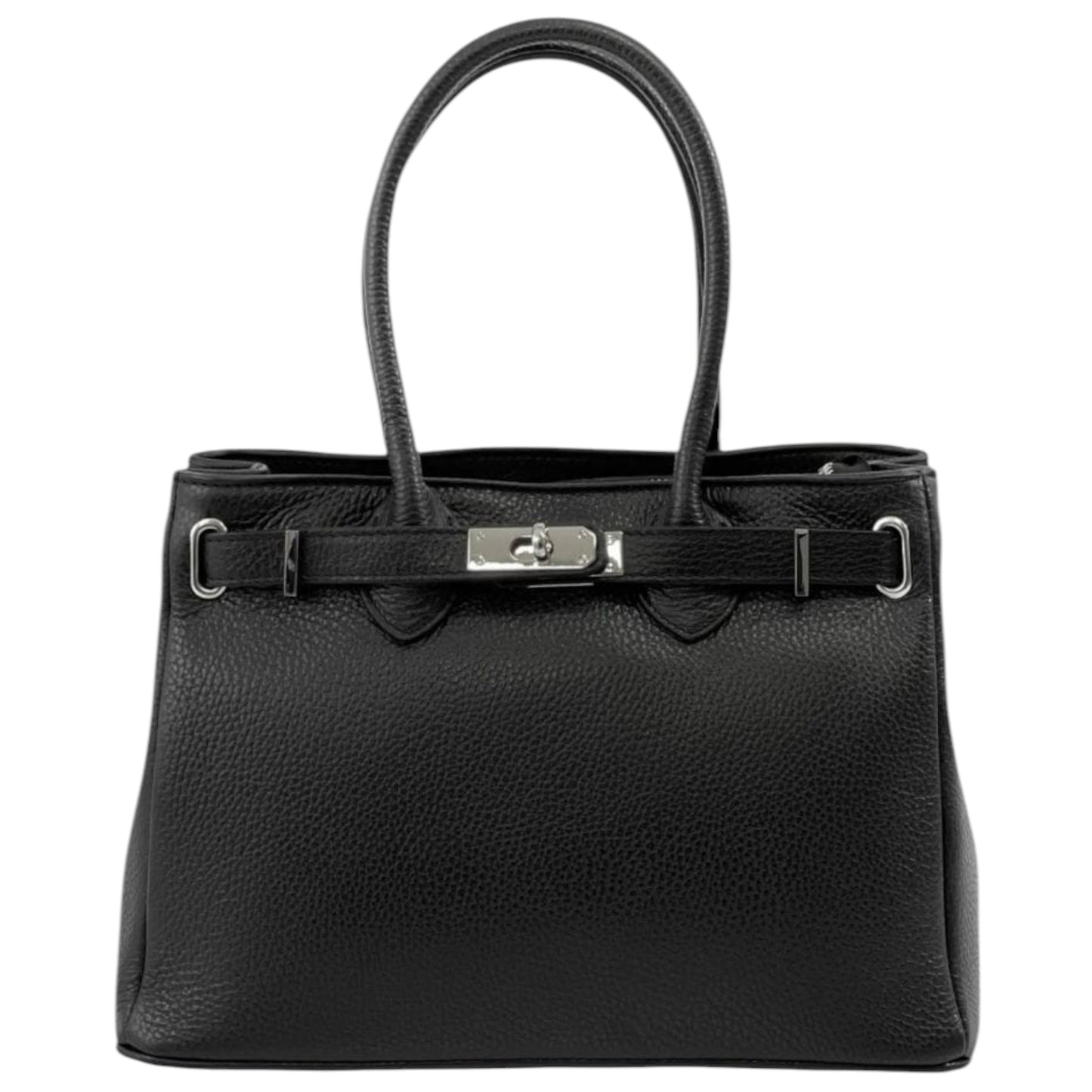 Flower handbag in genuine leather from dollaro Made in Italy