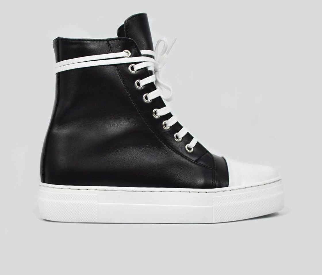 Sneakers Montante R.O. Noir-blanc