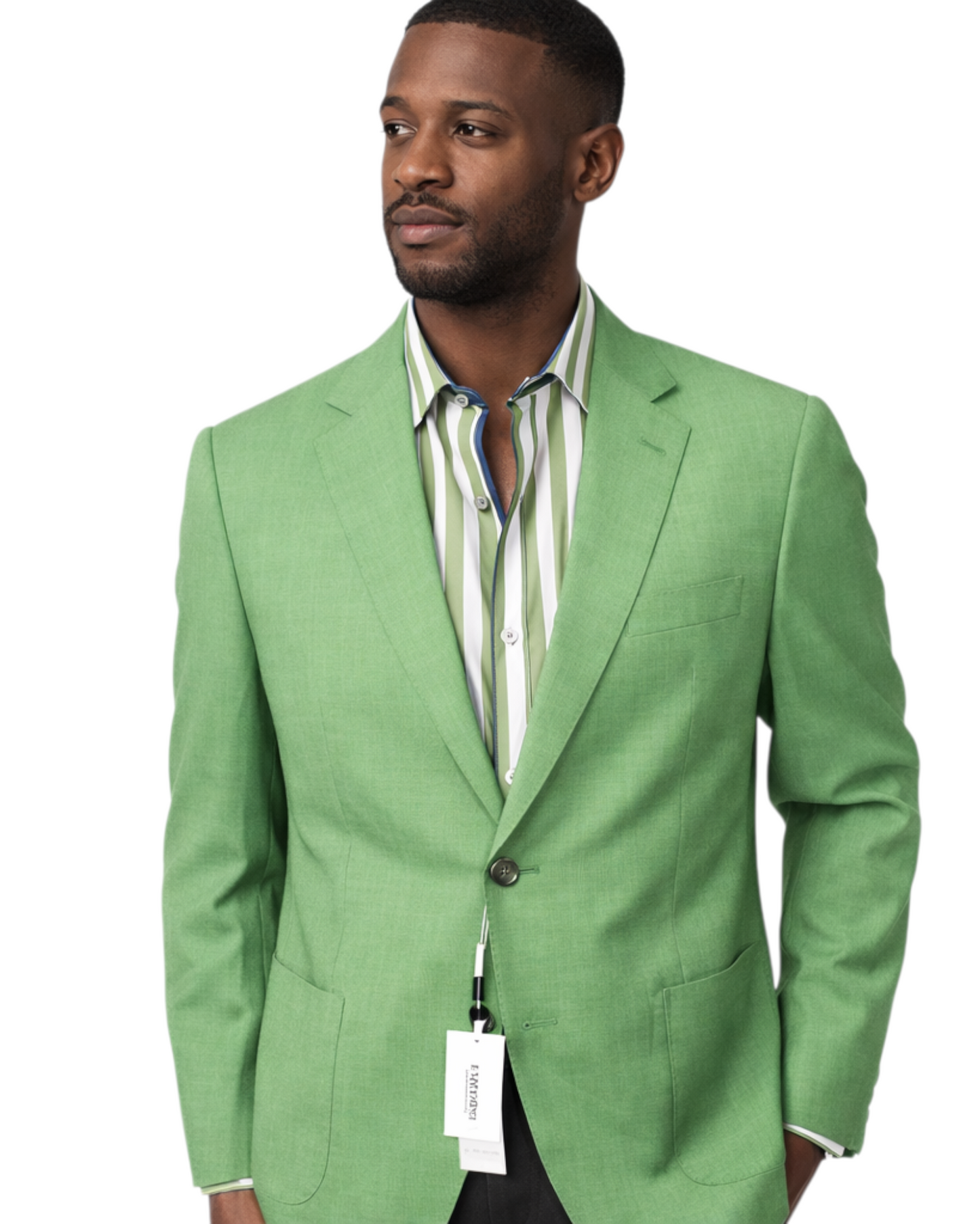 Men's Jacket - Lemon Green Blazer - Made in Italy