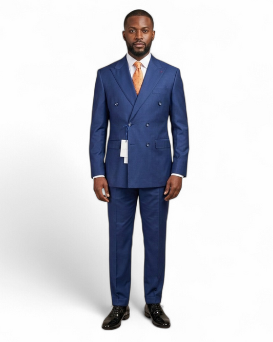 Ensemble Costume Luxe Bleu Marine - A.Marinelli 1954